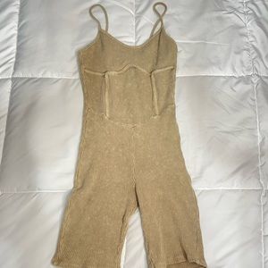 Small Tan One Piece